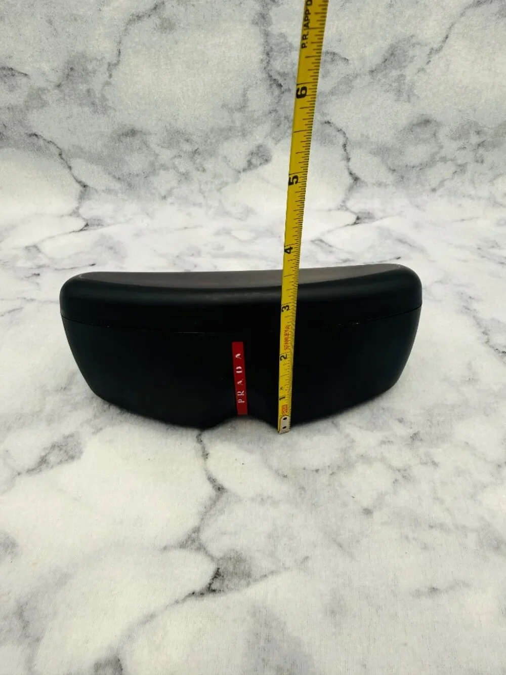 Prada Sunglasses Case,Black Hard Sport Case,Gray Cleaning Cloth,Authentic Card - Picture 6 of 11
